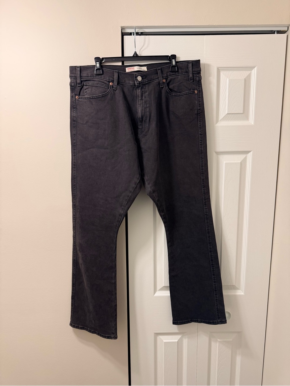 Signature by Levi Strauss High-Rise Dark Gray Jeans
